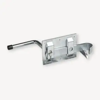 Boerenklinkstel | verzinkt | plaat: 120x85x2mm