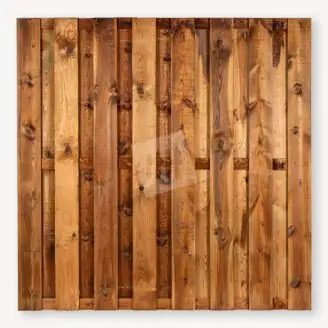 Tuinscherm Barneveld | bruin grenen