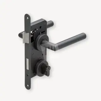 Slot tuindeur | zwart RVS