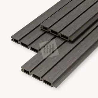 Fiberdeck composiet rabatdeel triple | dark grey