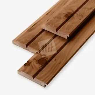 Douglas double | bruin geïmp. | 2,7x14 cm