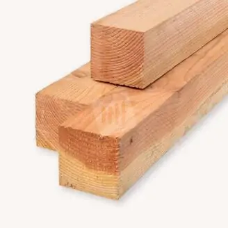 Douglas paal | blank fijnbezaagd | 12x12 cm