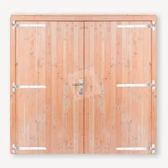 Tuinhuis deur dubbel | extra breed 