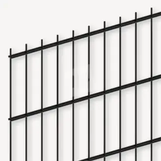 Dubbelstaafmat 6/5/6 mm | zwart