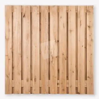 Tuinscherm Garderen | eikenhout