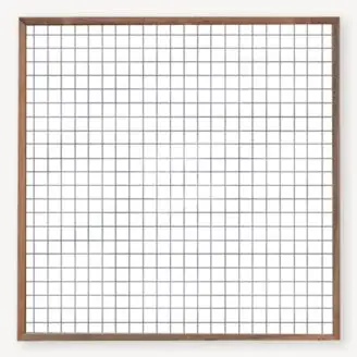 Gaaspaneel met rand | hardhout