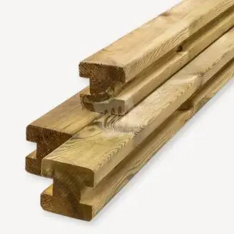 Velufence paal | grenen | 8,8x8,8 cm