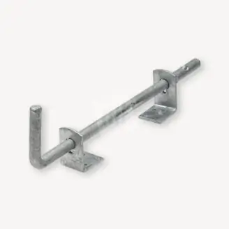 Grondgrendel incl. geleiders | verzinkt | lengte 40 cm