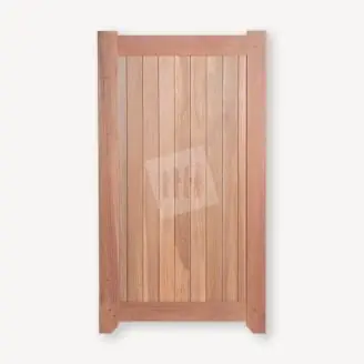 Hardhouten poortdeur