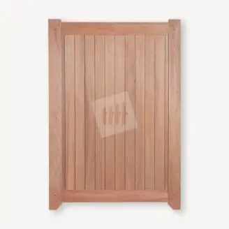 Hardhouten poortdeur