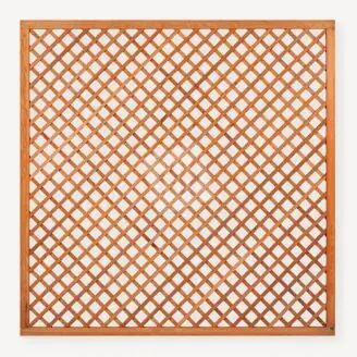 Trellisscherm hardhout Diagonaal