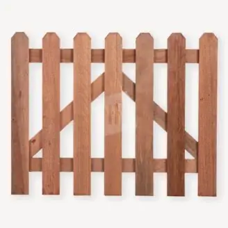 Tuinhekdeur hardhout geschaafd