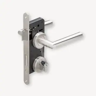 Inbouw cilinderslot | rozet | RVS