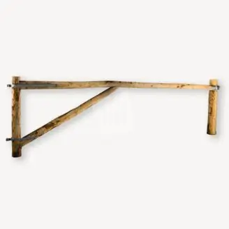 Slagboom poort | kastanje