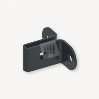 Dubbelstaafmat poort/muur aansluiting