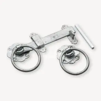 Ringheksluiting met rozet | verzinkt | lengte 17,8 cm