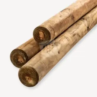 Ronde tuinpaal | groen geïmp. | 8 cm 