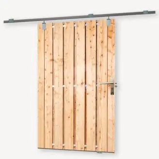 Schutting schuifdeur