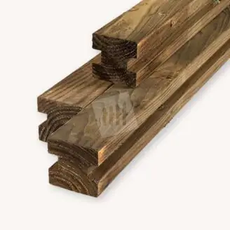 Velufence paal | douglas groen geïmpregneerd  | 9,5x9,5 cm