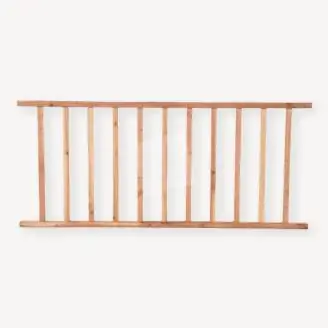 Tuinhek douglas spijlen