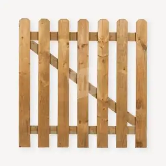 Tuinhekpoort grenen | recht geschaafd