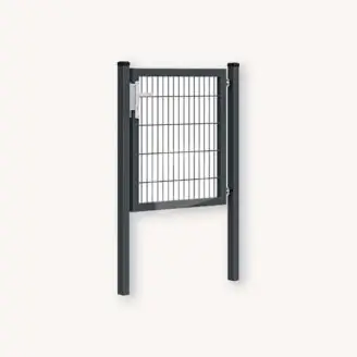 Dubbelstaafmat enkele poort | antraciet