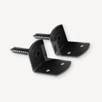 Schermsteunen | zwart gecoat | per stuk