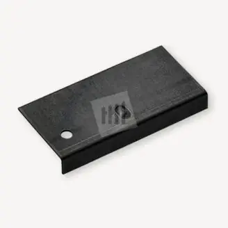 Daktrim verbindingsstuk zwart | 4,5 cm hoog