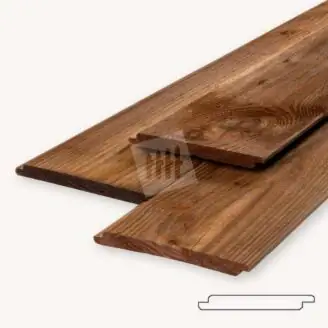 Halfhouts rabat bruin