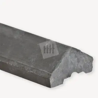 Beton afdekkap t.b.v motief onderplaten antraciet