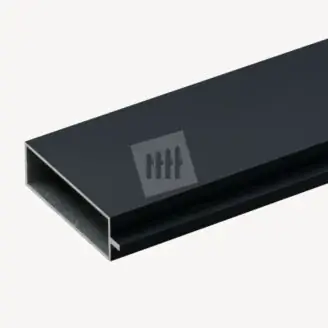 Velufence aluminium startprofiel | zwart