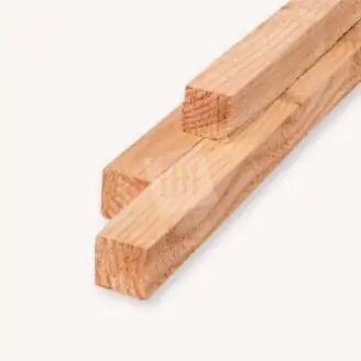 Douglas balk | blank fijnbezaagd | 5x5 cm