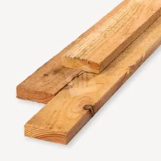 Douglas lat | ruw | blank | 2x7 cm