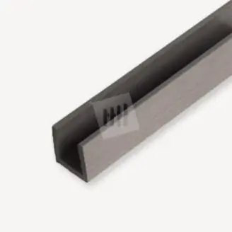 Duofuse composiet u-profiel | stone grey