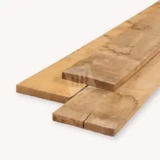 Eiken plank | fijnbezaagd | 2x20 cm