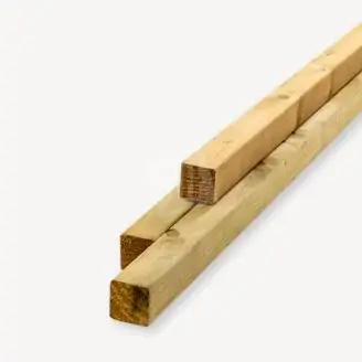 Vuren balk | geïmp. geschaafd | 4,5x4,5 cm