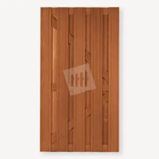 Schuttingdeur hardhout Naarden