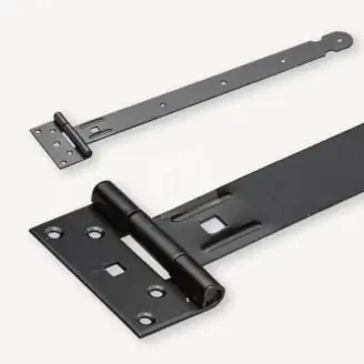 Kruisheng | zwart gepoedercoat | lengte 40 cm