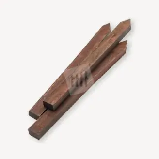 Hardhouten piketpaal | ang. verm. | ruw | 2,5x3 cm