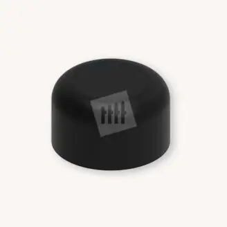 PVC omsteekdop voor metalen ronde paal