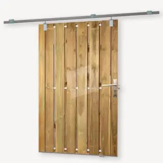 Schutting schuifdeur