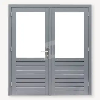 Schuurdeur dubbel | met glas