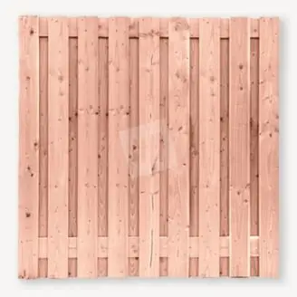 Tuinscherm Kootwijk | blank douglas geschaafd