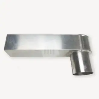 Zinken stadsuitloop 60x80 mm voor HWA