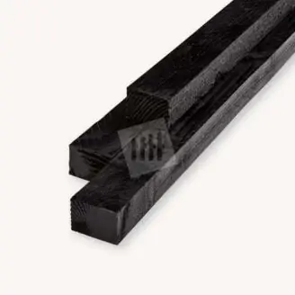 Douglas balk | ruw | zwart | 4,5x7,5 cm