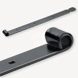 Duimheng zwart | ronde vorm