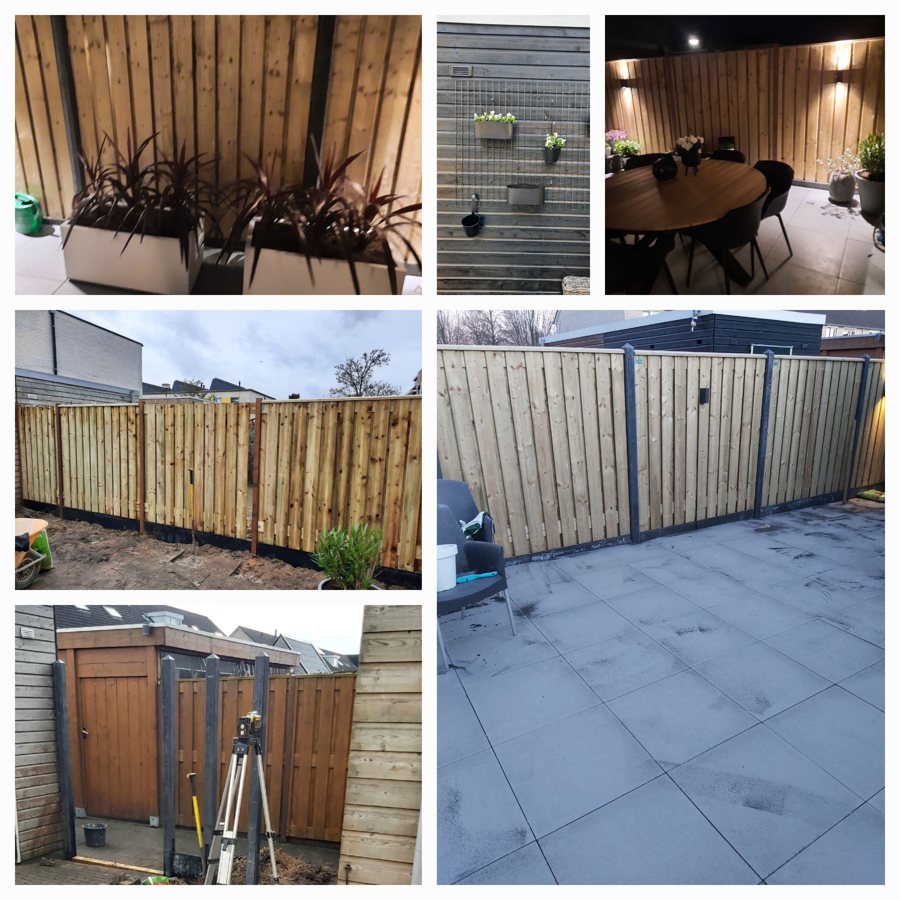 Onze kleine tuin helemaal mooi opgeknapt door de jongens van Vandentop, ook beide buren zijn blij 😃👍
Induline van Remmers op de schuur en de tuin is lekker strak en ruimtelijk. 